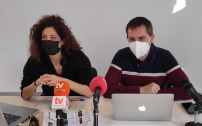 Llunell i De la Rosa, presentant les pròximes cites de l'Estruch | Pau Duran